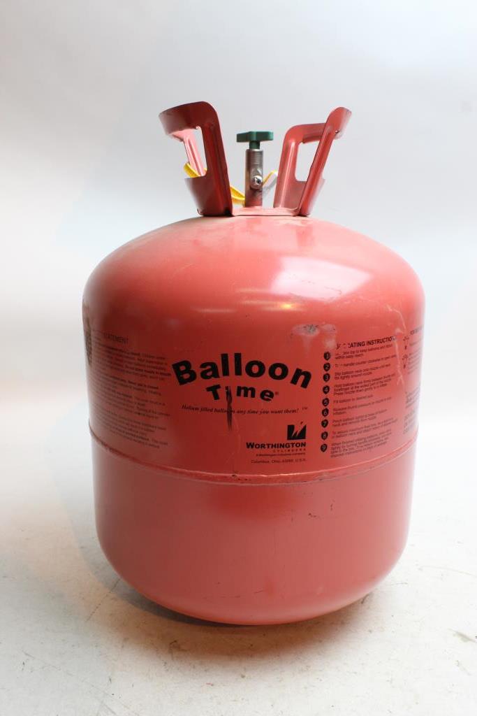 Balloon Time Empty Helium Tank Property Room