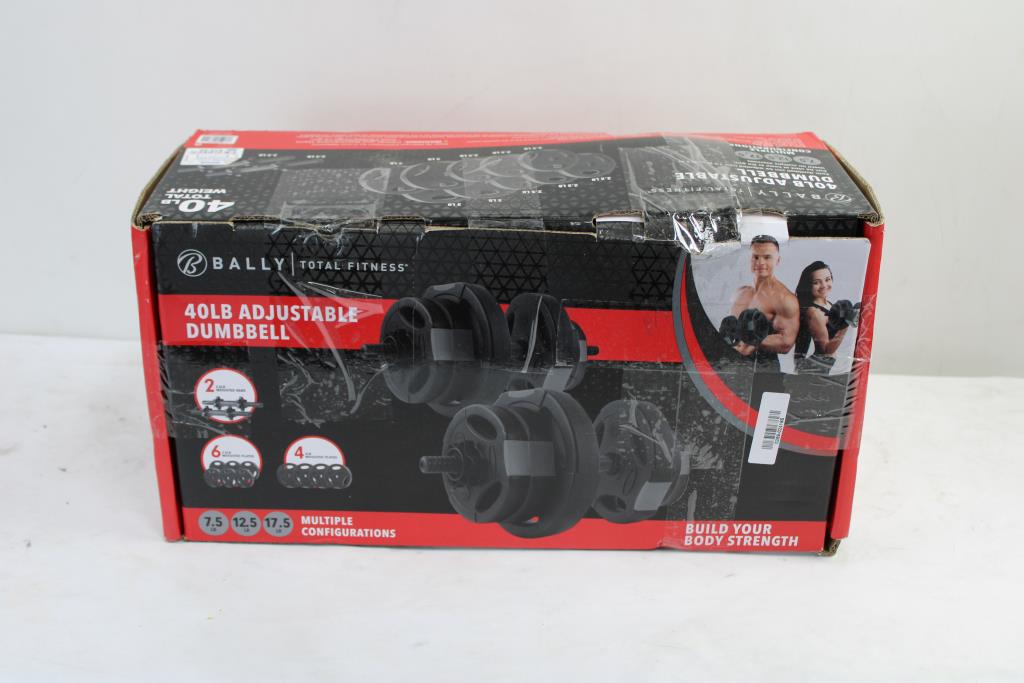Bally 40lb Adjustable Dumbbell