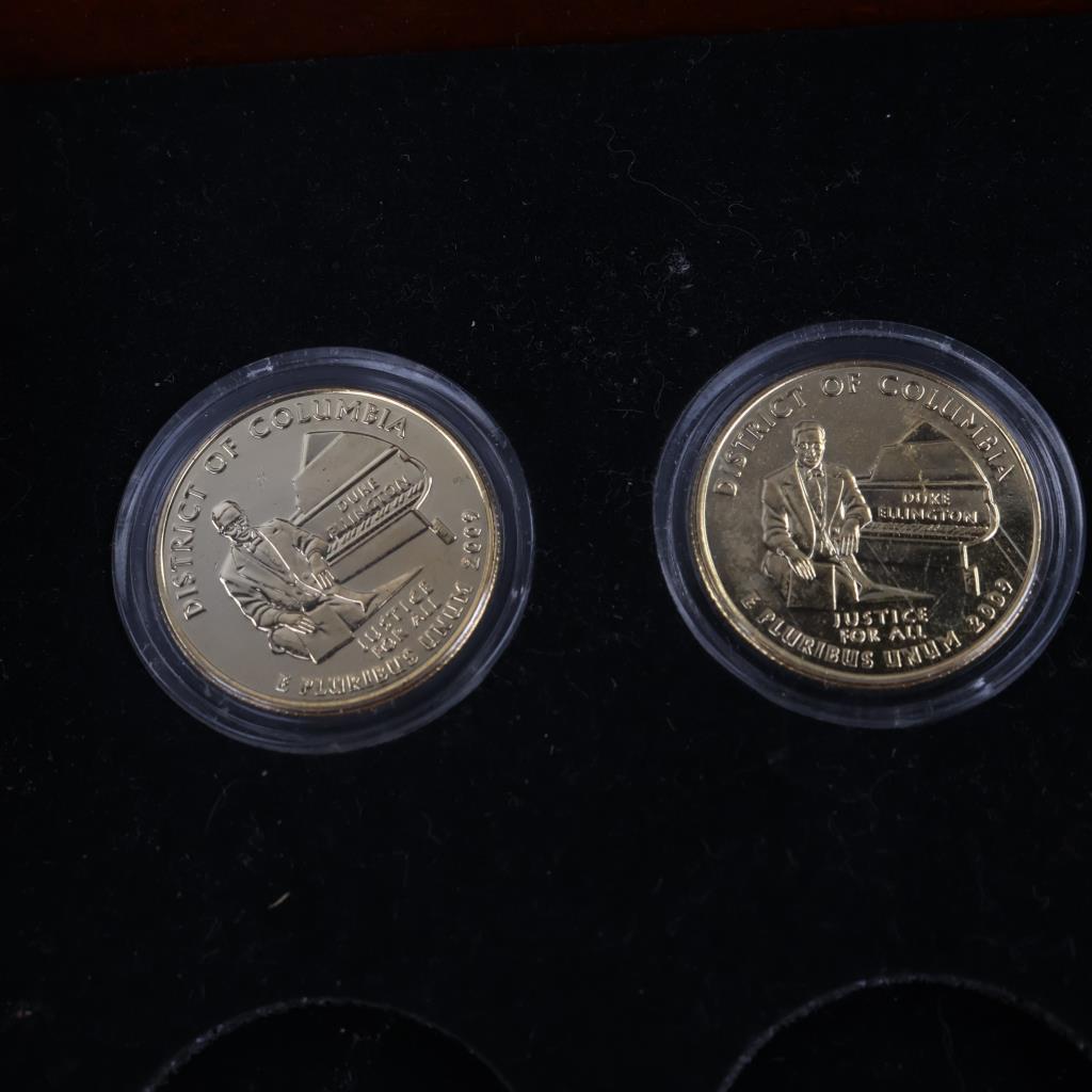 Barack Obama Colorized Statehood Quarter In Case, 2 Coins | Property Room
