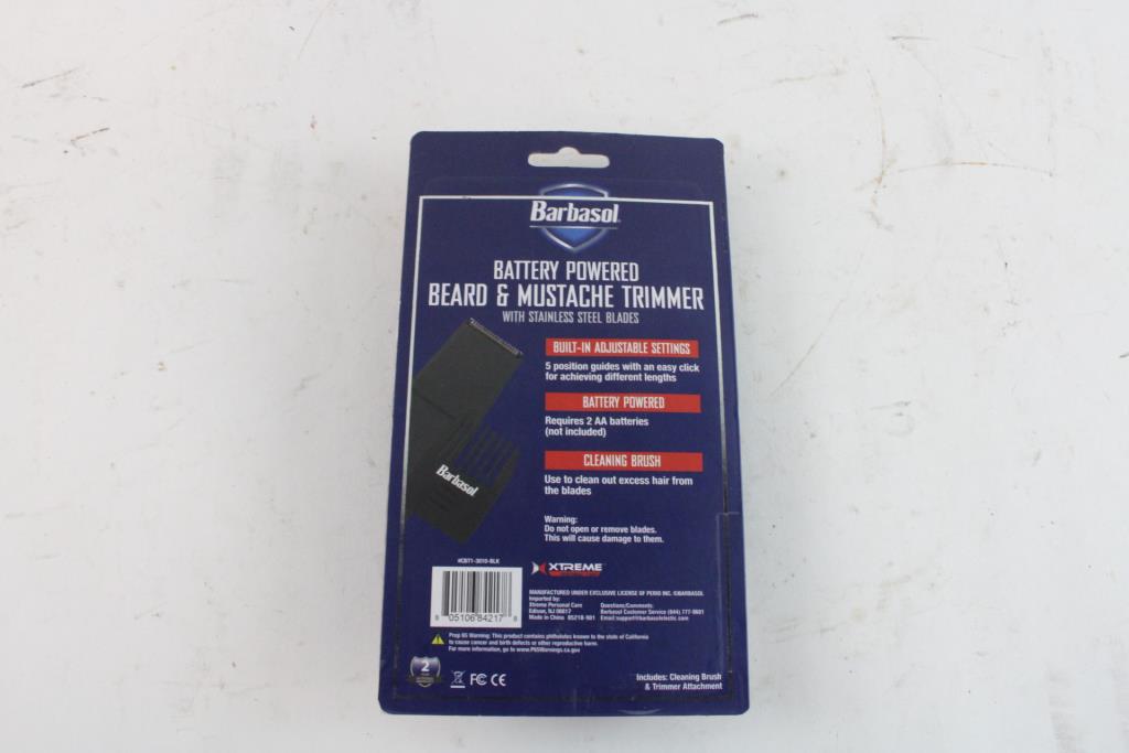 Barbasol Battery Powered Beard/Mustache Trimmer Property Room