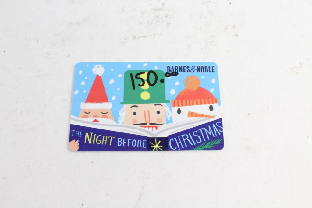 Barnes Noble Gift Card 150 00 Property Room