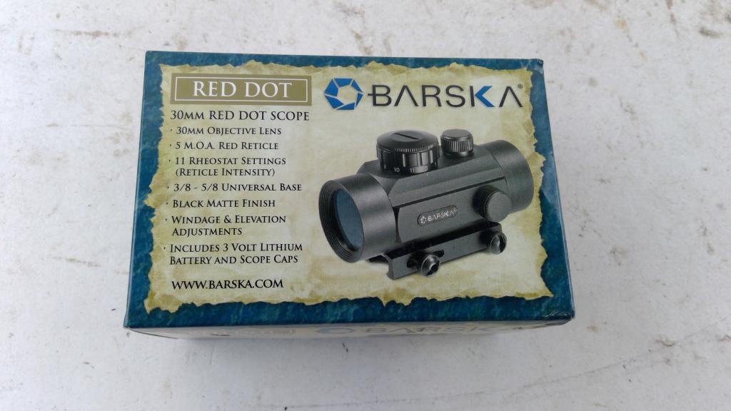 Barska Red Dot Scope For Rifle