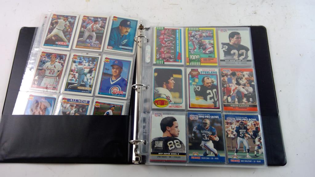 Baseball And Football Trading Cards, 200+ Pieces Property Room