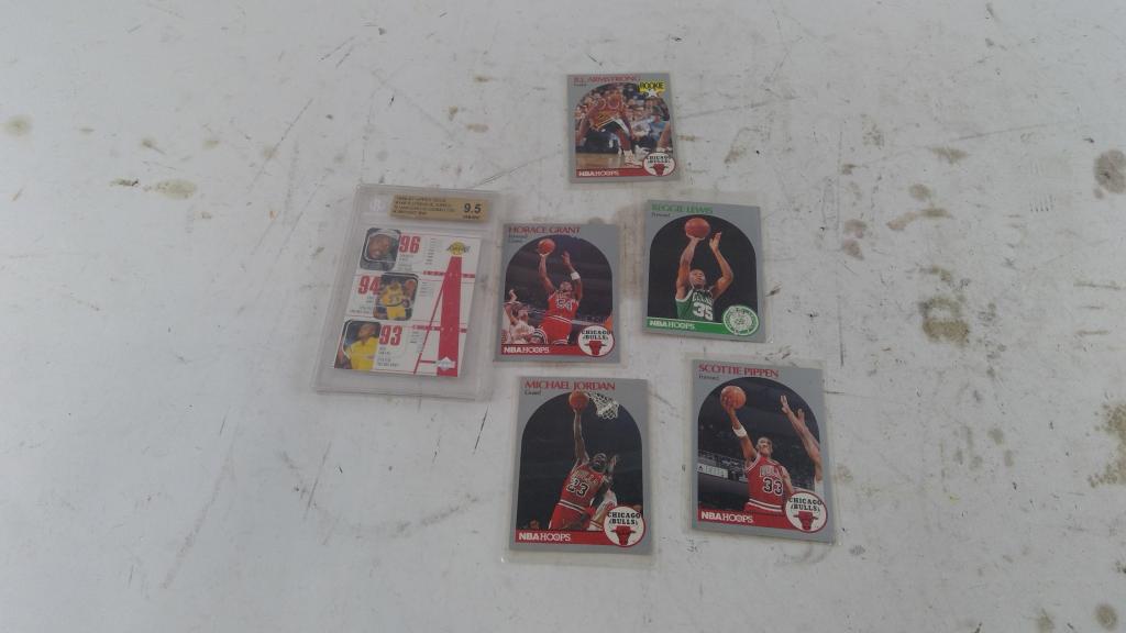 Basketball Trading Cards 5 Pieces