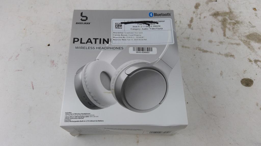 Bass Jaxx Platinum Headphones