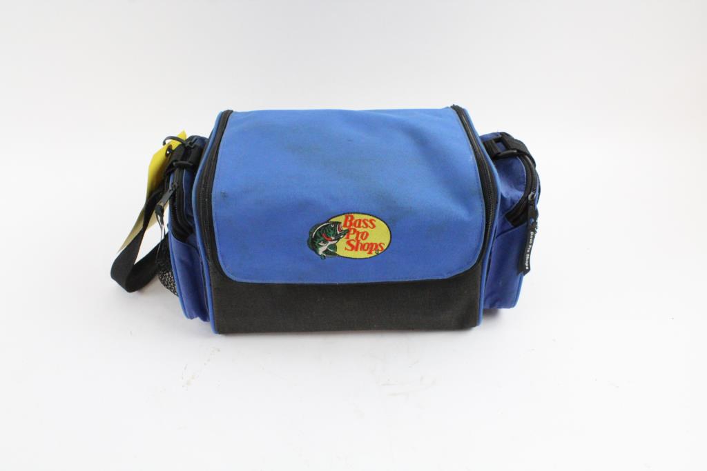 Bass Pro Shops Bag With Fishing Items, 15+ Pieces Property Room