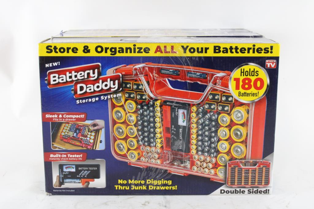 Battery Daddy Storage System, 3 Pieces Property Room