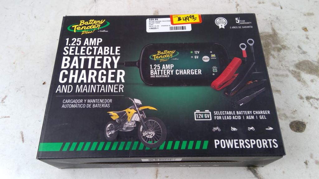 Battery Tender Plus Battery Charger And Maintainer