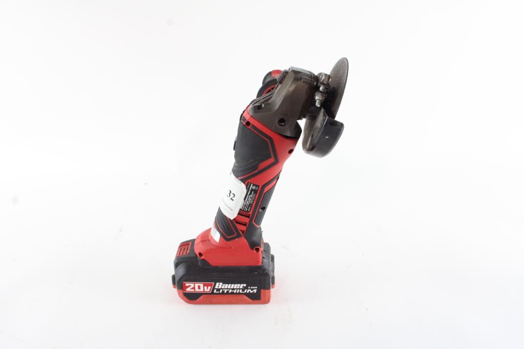 Bauer 20V Cordless Angle Grinder Property Room