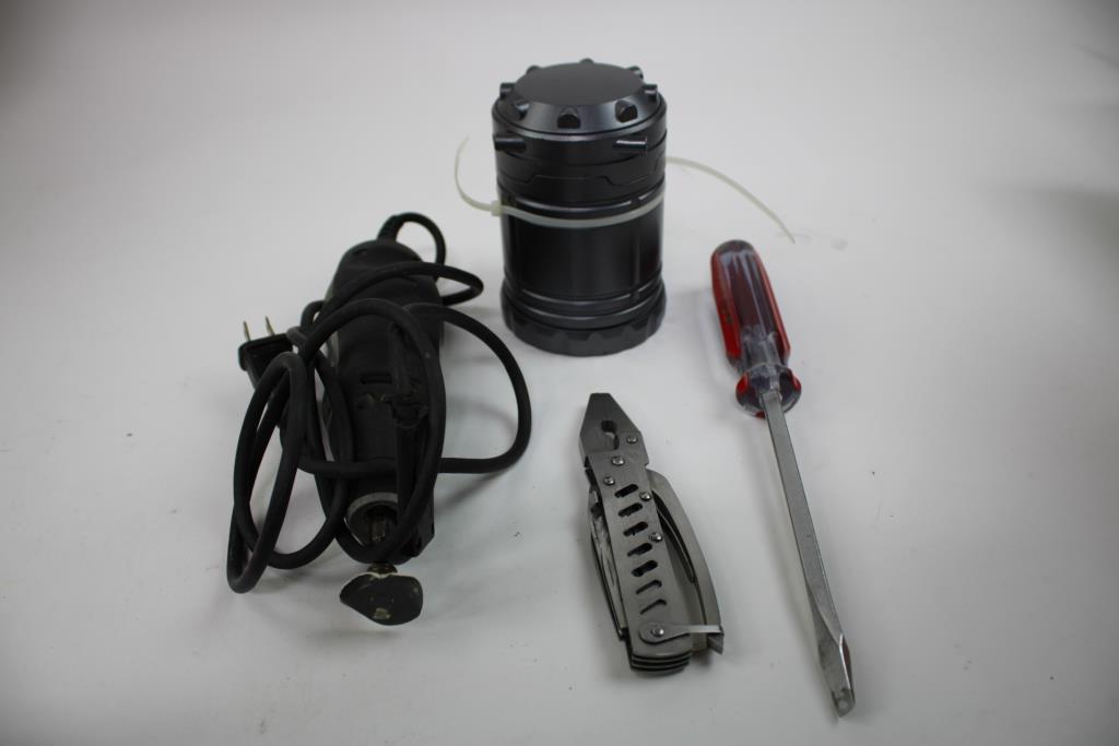 Bauer Corded Heavy Duty Angle Grinder, Dermel Rotary Tool, & More Tools 6 Pieces