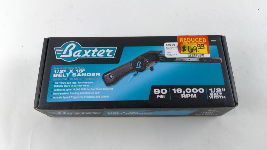 Baxter 1/2" X 18" Belt Sand Sander