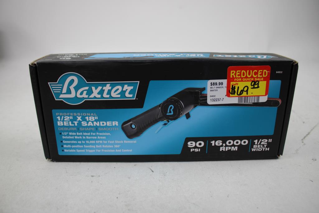 Baxter 1/2" X 18" Professional Belt Sander