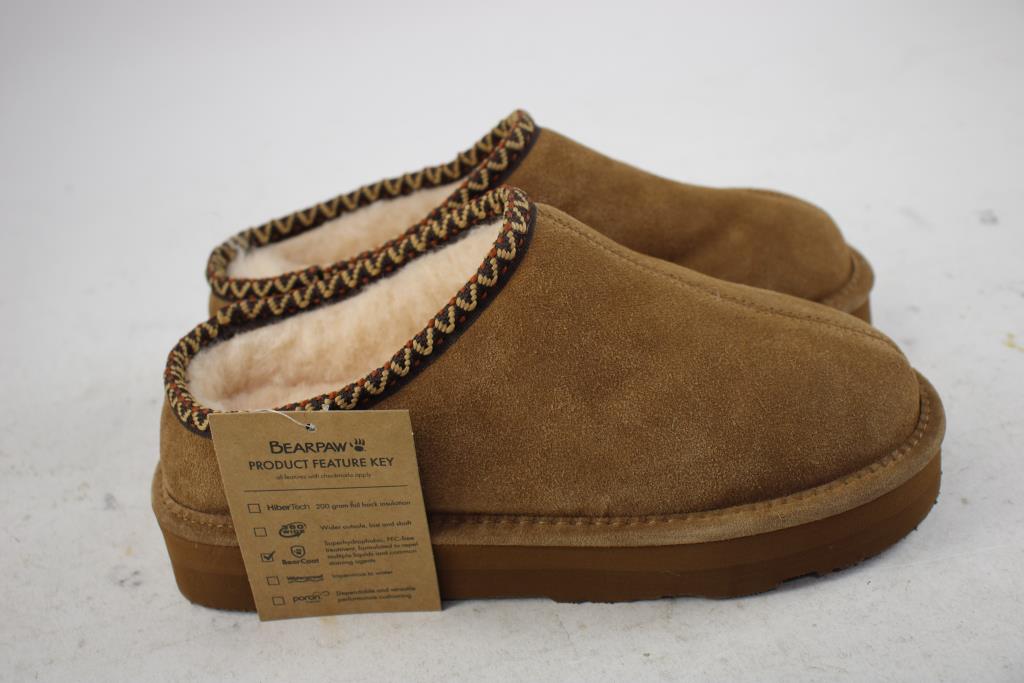 bearpaw slippers womens