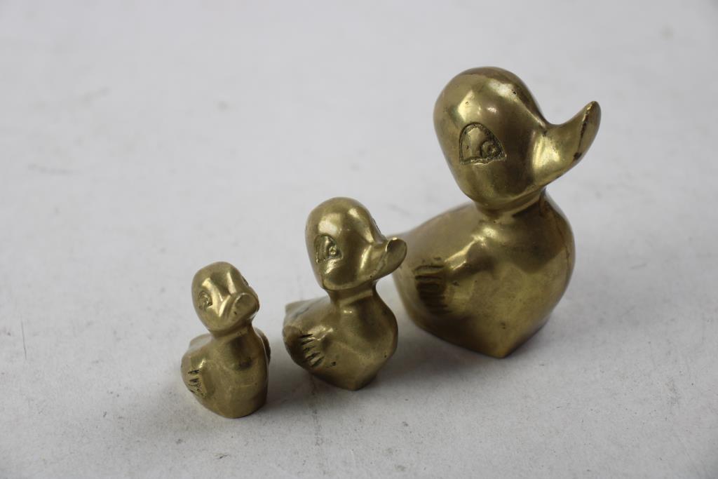 Bebe Black Crossbody Handbag With Black/Gold Chain, And Gold Duck Statues