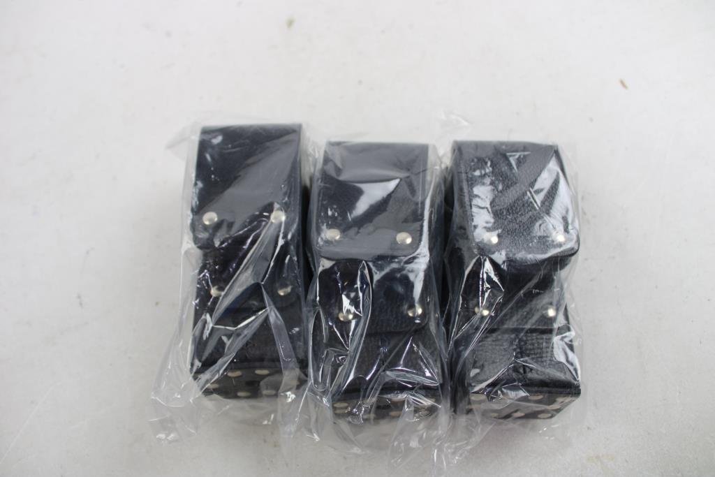 Bee Leather Carry Case, 3 Pieces