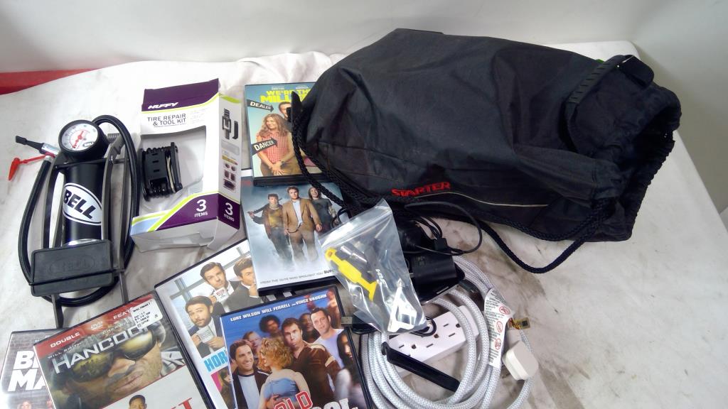 Bell Air Psi Pump, Huffy Tire Repair & Tool Kit, And More, 10+ Pieces