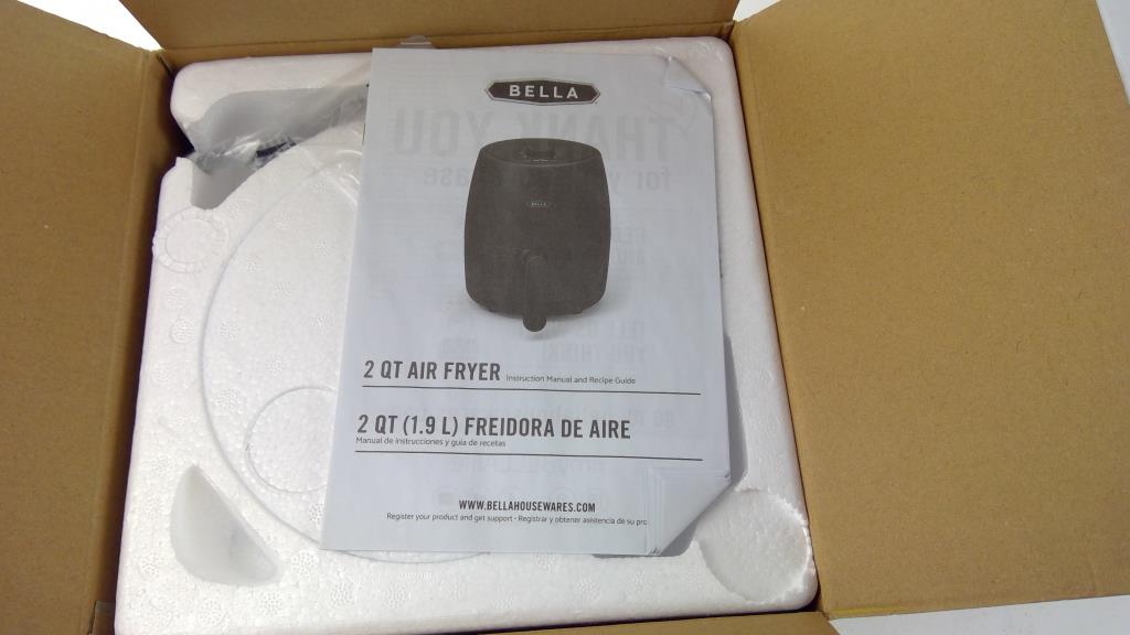Bella 2 QT Air Fryer, ZH9502 Property Room