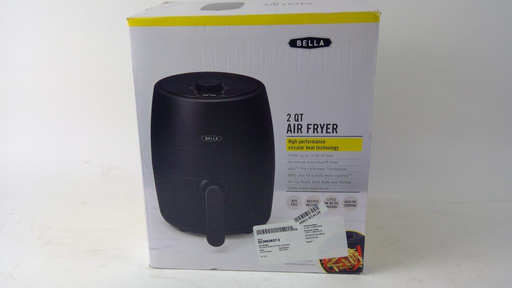 Bella 2 QT Air Fryer, ZH9502 Property Room