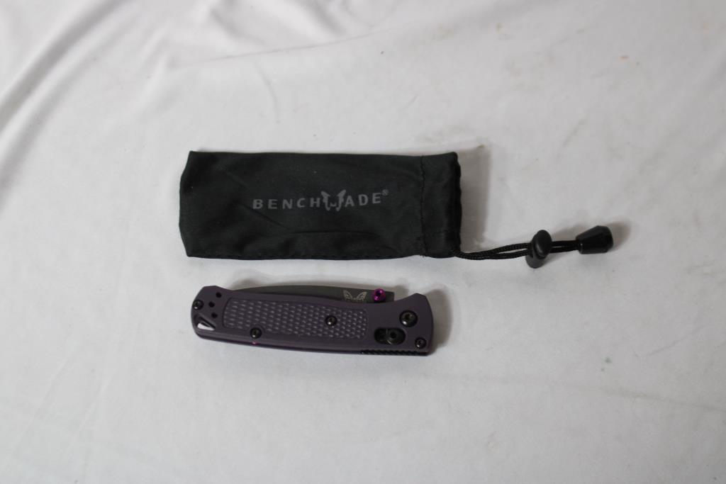 Benchmade Purple Folding Knife