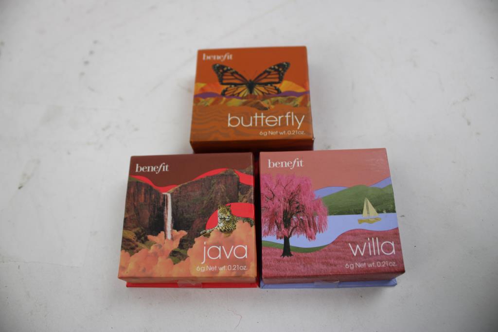 Benefit Java, Butterfly, Willa Mini Blushes, 3 Pieces | Property Room