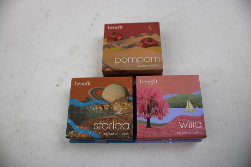 Benefit Willa, Starlaa, Pompom Blush, 3 Pieces