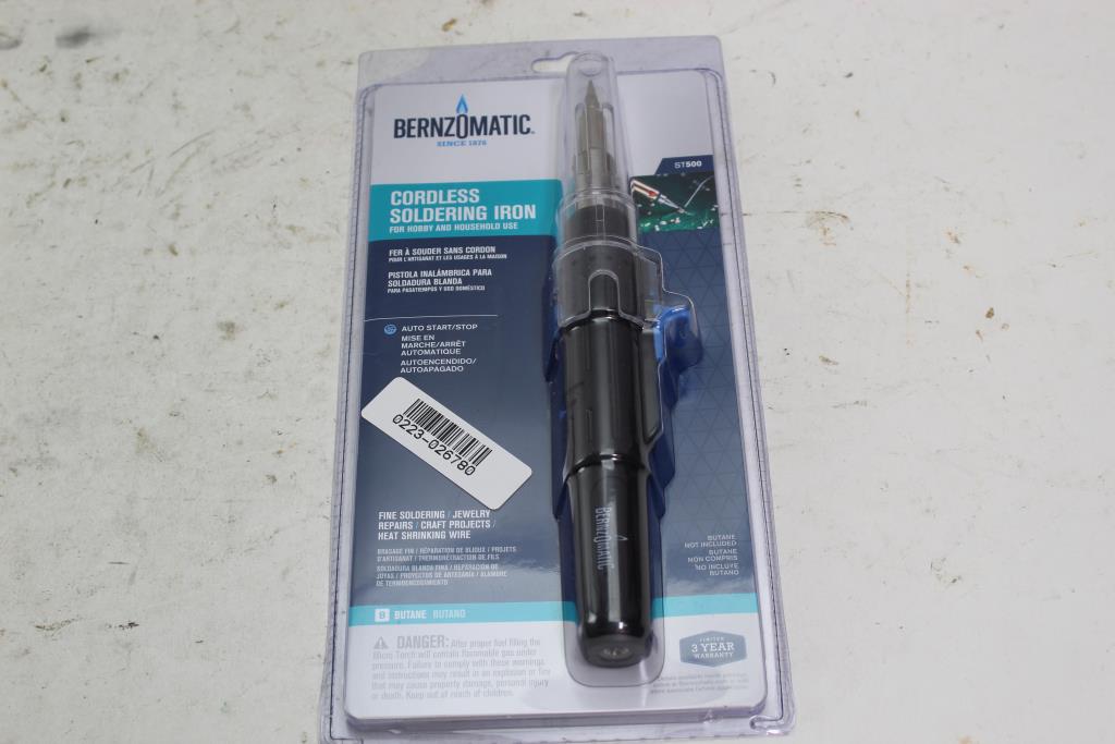 Bernzomatic Cordless Soldering Iron Property Room