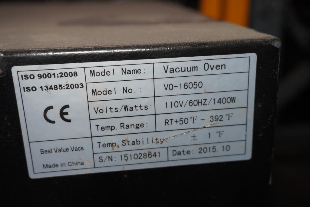 Best Value Vacs Model V016050 Property Room