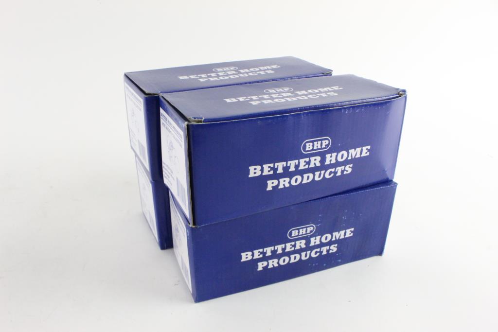 Better Home Products Noe Valley V Collection Mushroom Privacy Knobs, 4