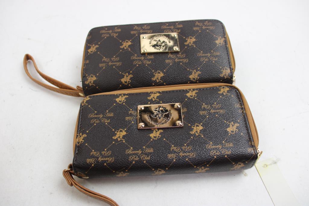 Beverly Hills Polo Club Zipper Wallets, 3 Pieces