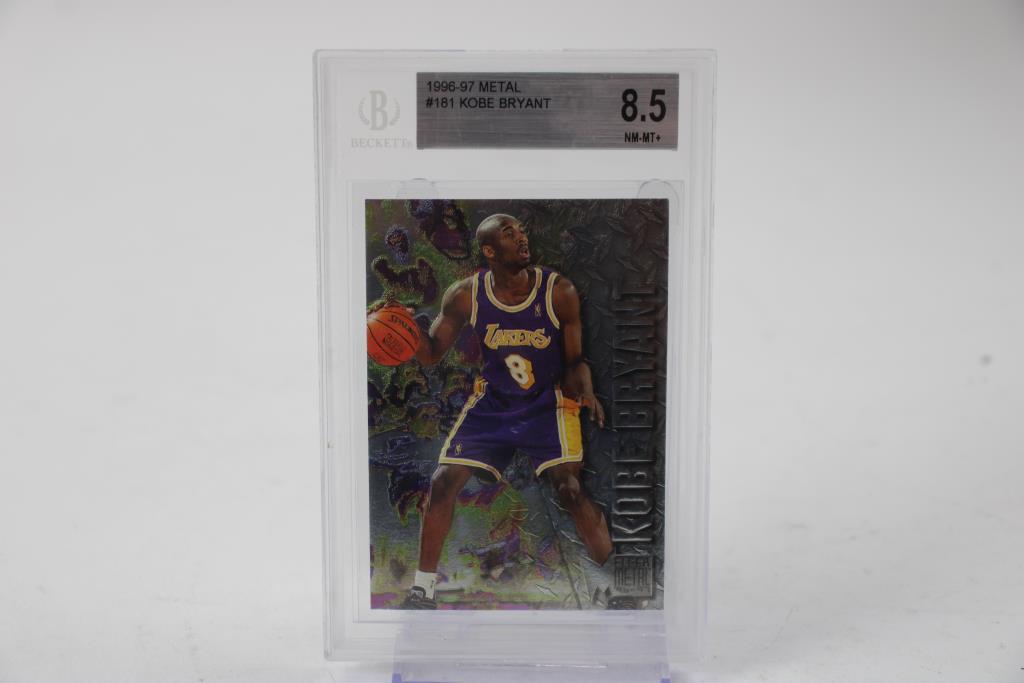 BGS 8.5 1996-97 Metal #181 Kobe Bryant