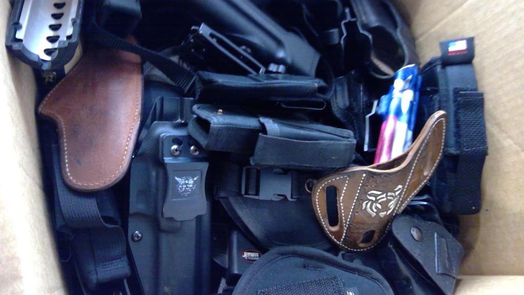 Bianchi Holsters And More, 10+ Pieces Property Room