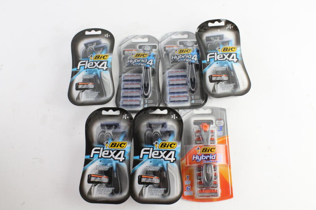 Bic Reusable And Disposable Razors, 7 Pieces Property Room
