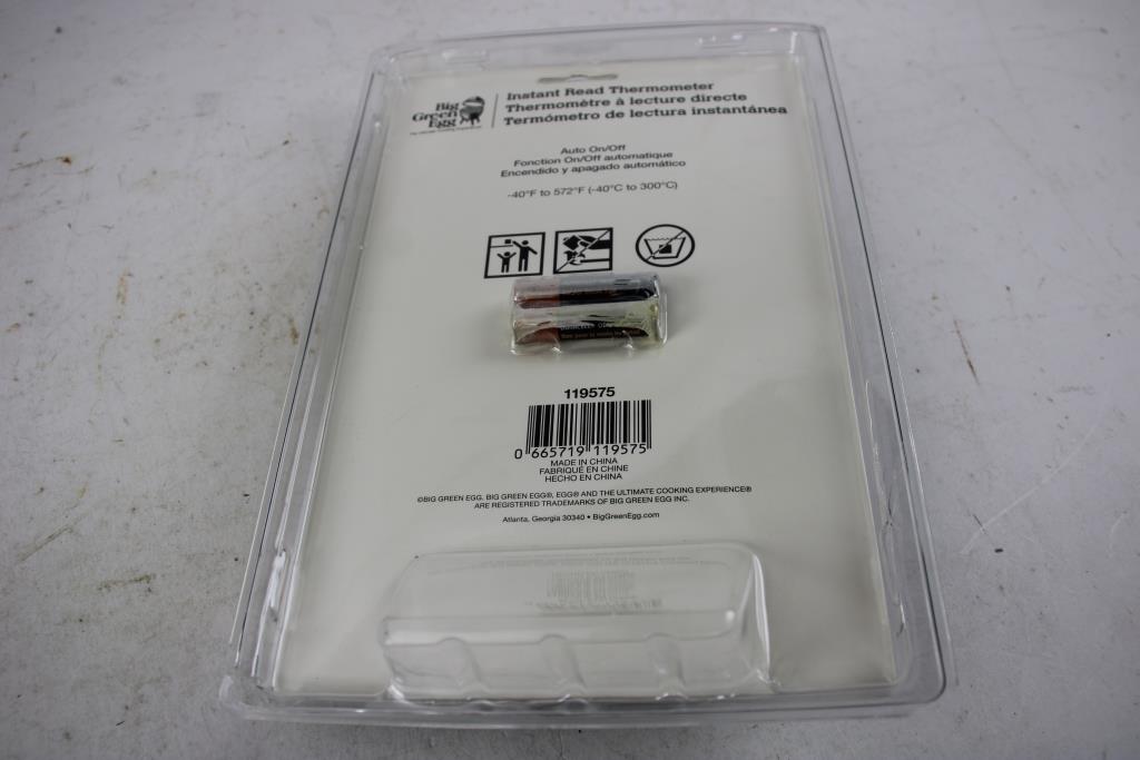 Big Green Egg Instant Read Thermometer, 119575 Property Room