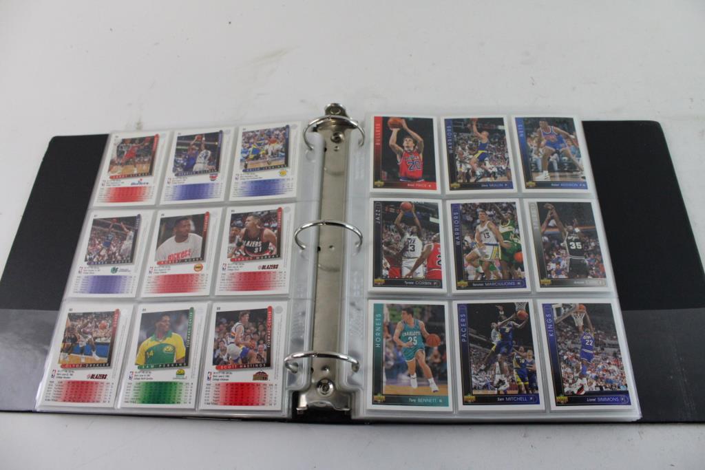 Binder With Basketball Cards, 100+ Pieces Property Room