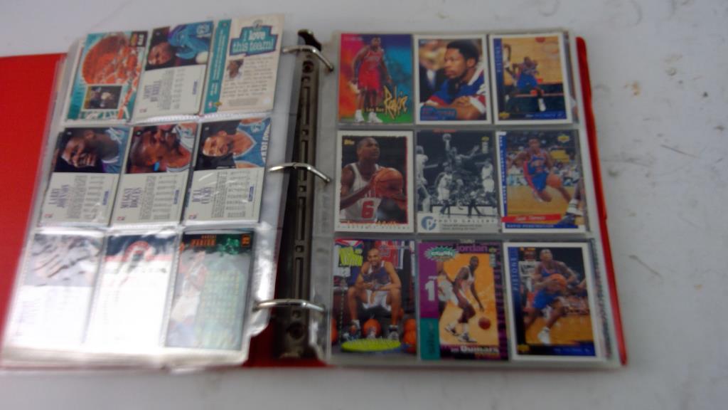 Binder With Basketball Cards, 150+ Pieces Property Room