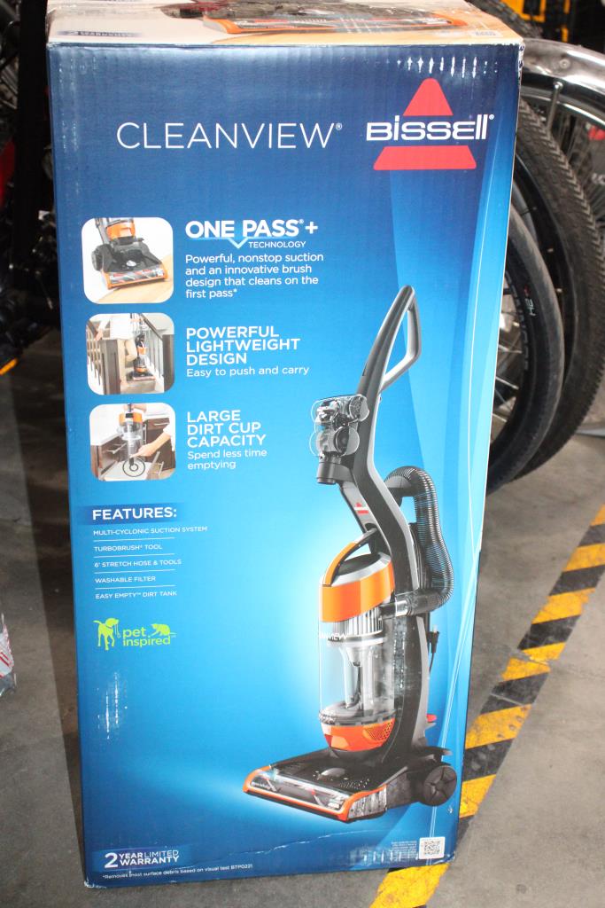 Bissell Cleanview Vacuum Orange Property Room