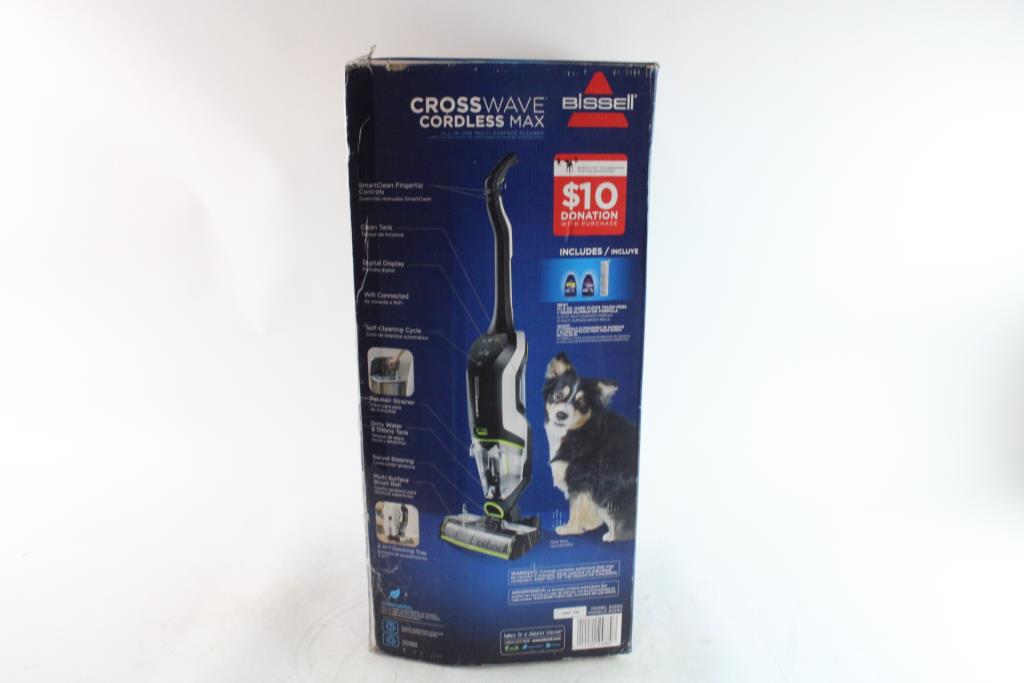 Bissell Cordless Crosswave Max Vacuum Property Room