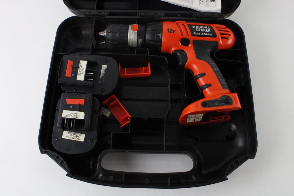 Black And Decker 12V High Performance Drill With Case Property Room