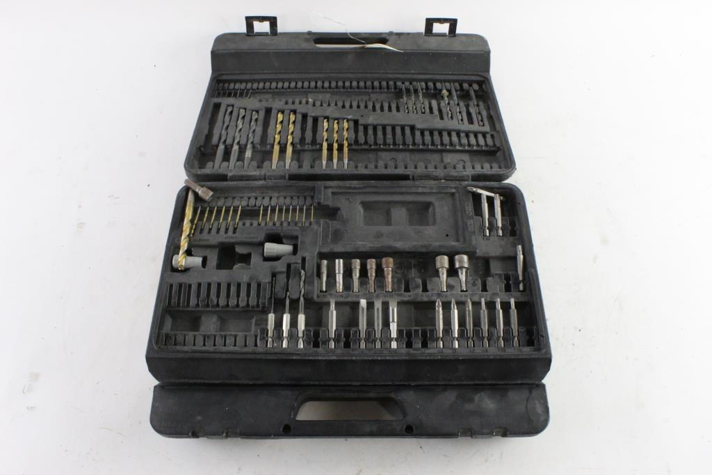 Black Case With Drill Bits Property Room