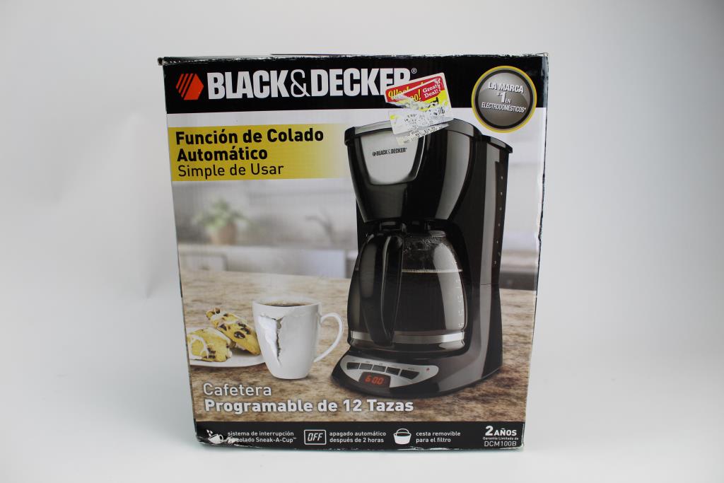 Black & Decker 12 Cup Programmable Coffeemaker Property Room