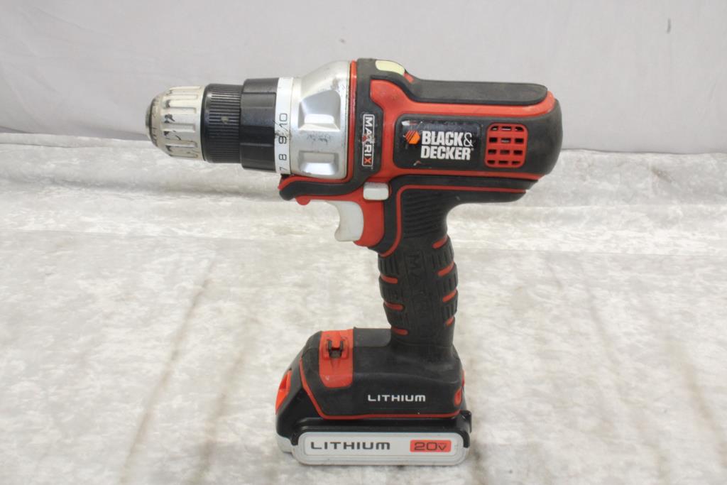 Black & Decker 20v Drill/ Driver Property Room