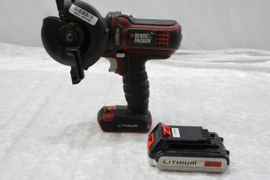 Black & Decker 20v Drill Driver With Matrix Attachment Property Room