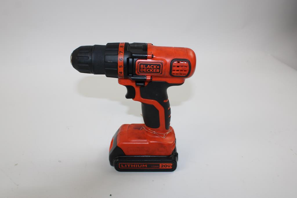 Black + Decker 20v Max Cordless Lithium Drill/driver LDX120 Property Room