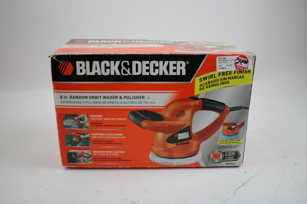 Black & Decker 6" Random Orbit Waxer & Polisher