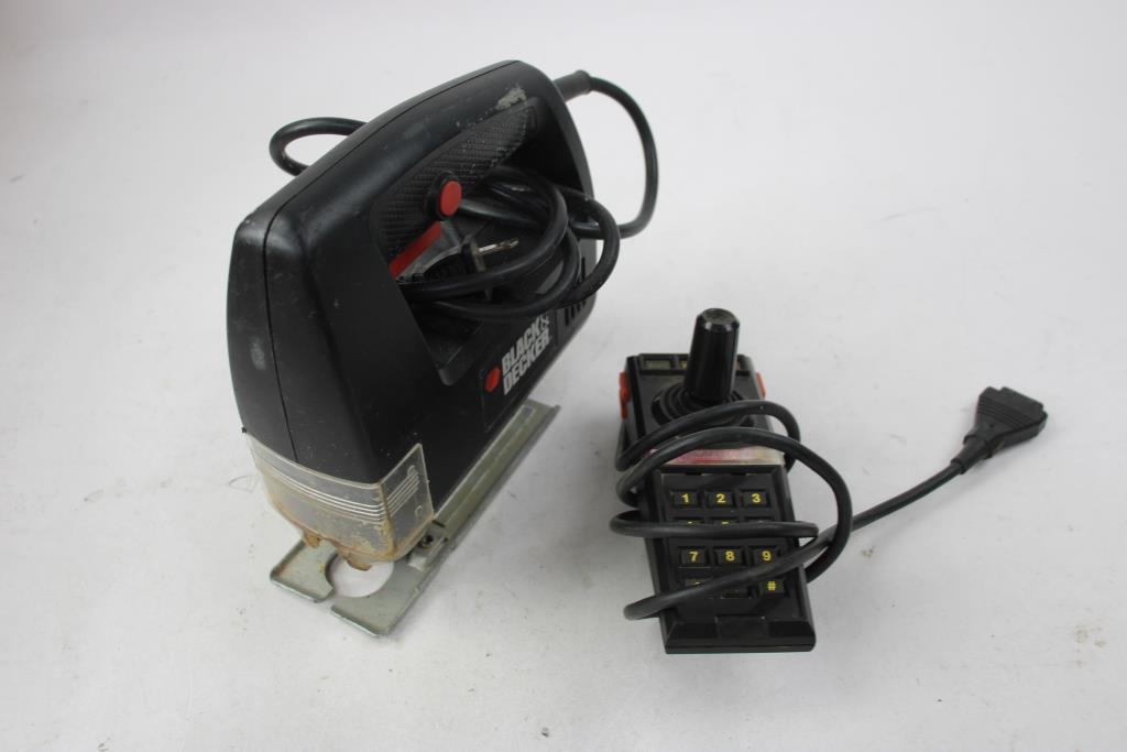 Black & Decker 7550 Single Speed Jig Saw, Atari Joystick Controller. And More, 3 Pieces