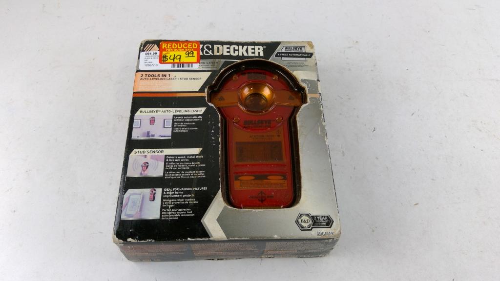 Black & Decker Auto Leveling Laser / Stud Sensor