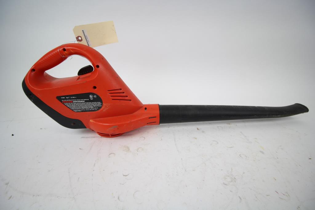 Black & Decker Cordless Broom Leaf Blower Property Room
