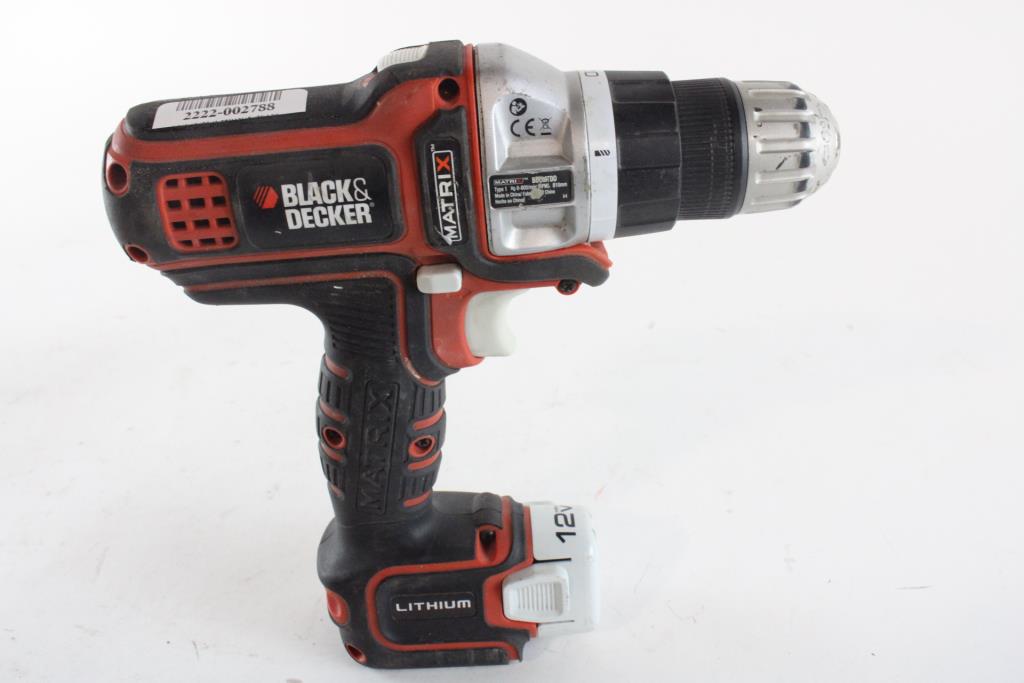 Black & Decker Cordless Drill Property Room