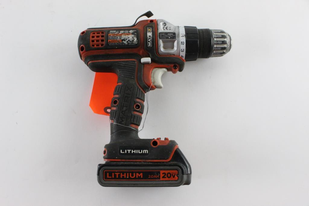 Black & Decker Cordless Drill Property Room