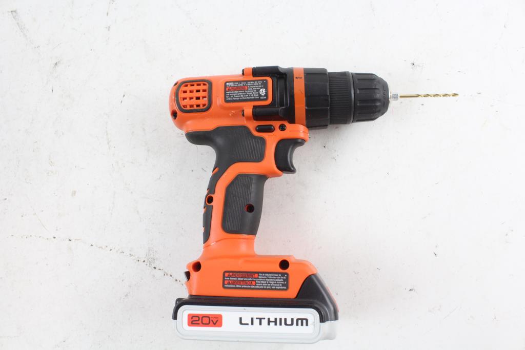 Black & Decker Cordless Drill Property Room